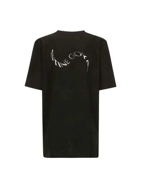 Top de tela jersey Stine Goya negro