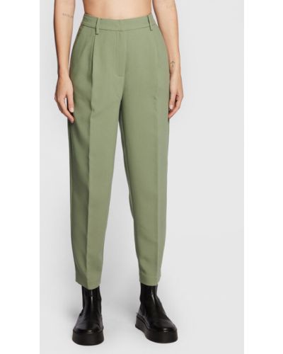 Pantalon large Bruuns Bazaar vert