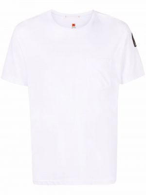 Camiseta de cuello redondo Parajumpers blanco