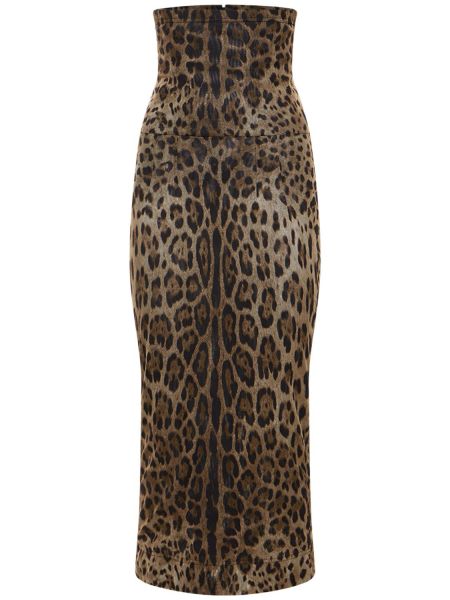 Falda de cintura alta de tul Dolce & Gabbana