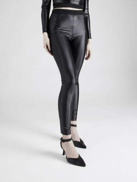 Legingi Versace Jeans Couture melns