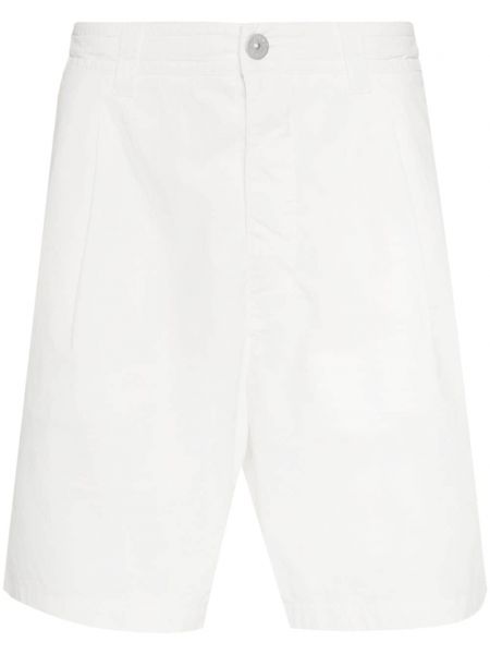 Bermuda kratke hlače s printom Stone Island bijela