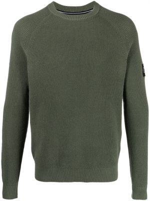 Sweter bawełniany Calvin Klein Jeans zielony