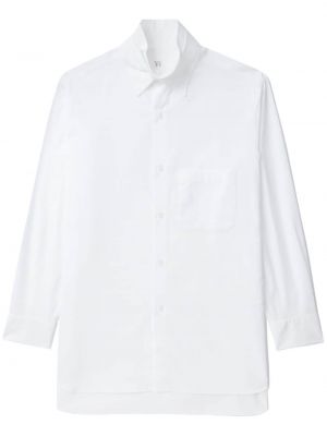 Chemise en coton avec manches longues Y's blanc