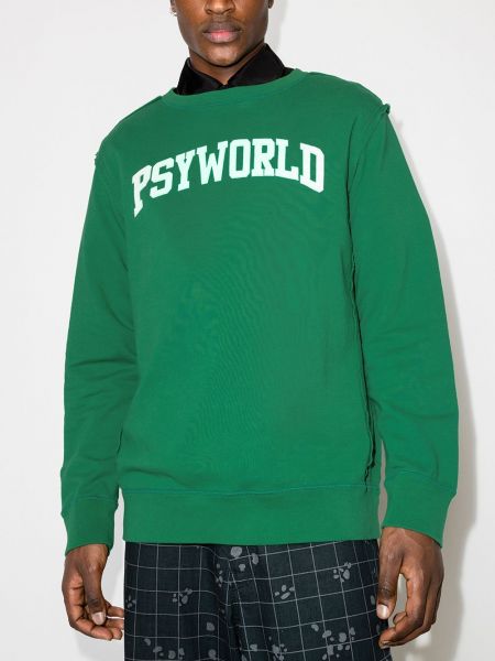 Sweatshirt mit rundem ausschnitt Undercover grün