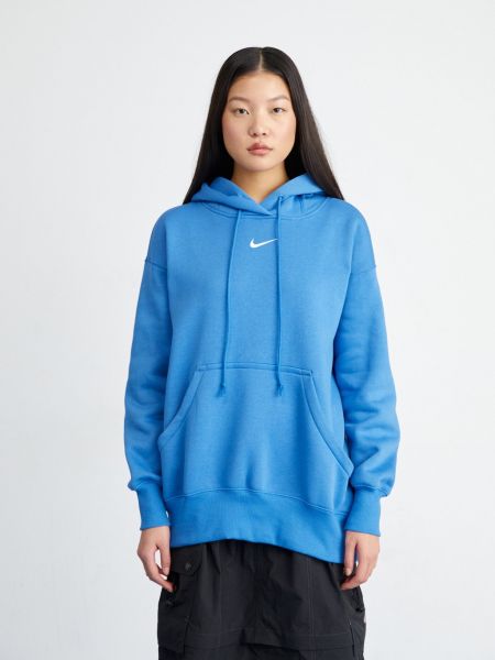 Худи свободного кроя со звездочками Nike Sportswear синее