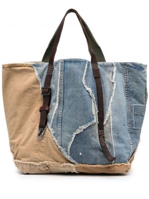 Shoppingbag Greg Lauren blå