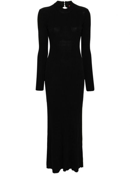 Ίσιο φόρεμα Staud μαύρο