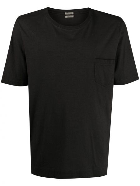 Camiseta con bolsillos Massimo Alba negro