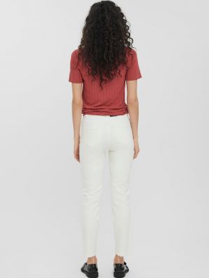 Прямые джинсы Vero Moda белые