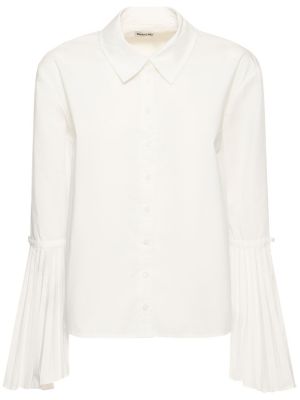 Camicia di cotone Jonathan Simkhai bianco