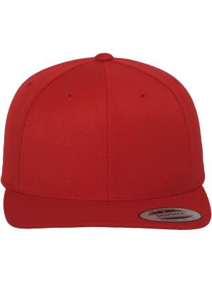 Kepurė su snapeliu Flexfit raudona