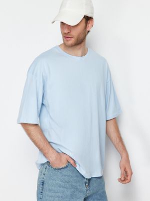 Oversized βαμβακερή μπλούζα Trendyol