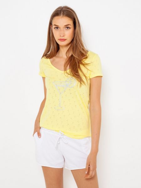 Žluté tričko Camaieu
