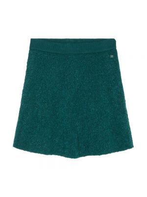 Dzianinowa mini spódniczka Marc O'polo zielona