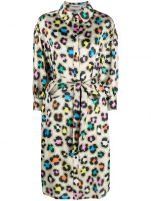Kleid mit print mit leopardenmuster Essentiel Antwerp
