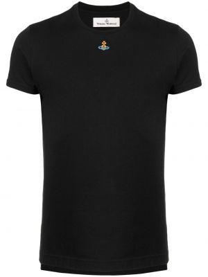 Bavlnené tričko Vivienne Westwood čierna