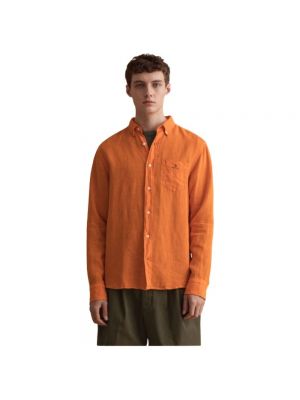 Koszula Gant pomarańczowa