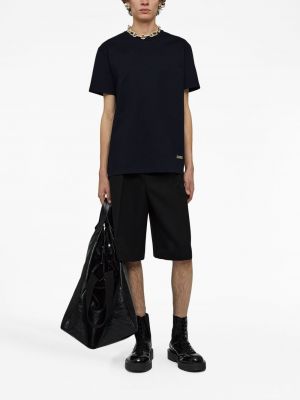 T-shirt en coton Jil Sander noir