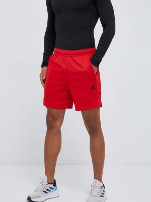 Adidas Performance edzős rövidnadrág Training Essentials  - Piros