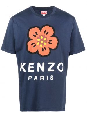 Chemise à imprimé Kenzo bleu