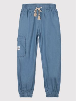 Běžecké kalhoty Coccodrillo, modrá