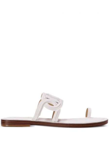 Sandales en cuir Michael Kors blanc