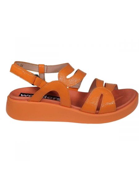 Sandály Wonders oranžové