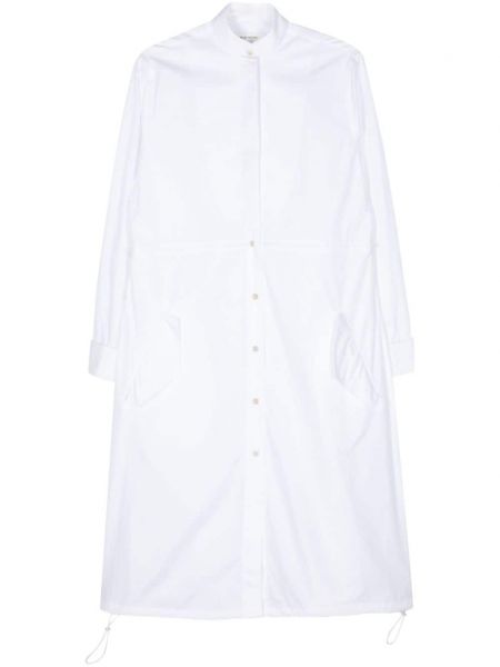 Μίντι φόρεμα Wales Bonner λευκό