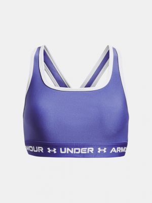 Under Armour G Crossback Mid Solid Biustonosz dziecięcy  - Niebieski