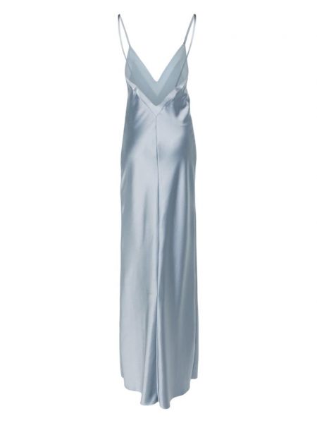 Satynowa sukienka długa Blanca Vita