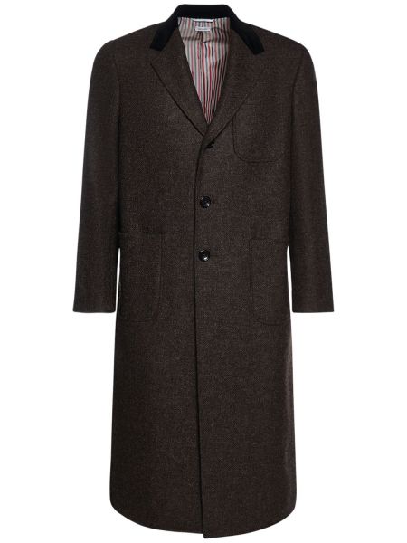 Abrigo largo de lana Thom Browne
