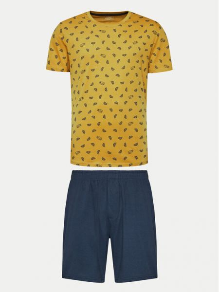 Priliehavé pyžamo Henderson žltá