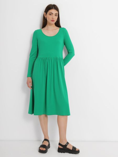Бавовняна сукня міні з модала Marc O'polo зелена