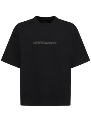 Atspindintis raštuotas marškinėliai Unknown juoda
