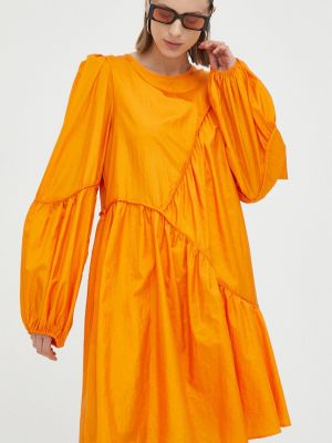 Mini haljina oversized Gestuz narančasta