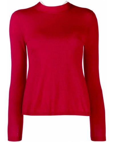Пуловер Red Valentino червено