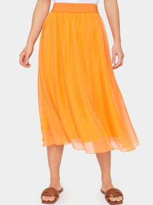 Midi φούστα Saint Tropez πορτοκαλί
