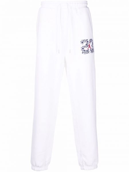 Флийс спортни панталони Jordan бяло