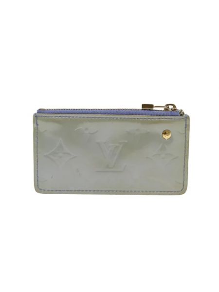 Cartera de cuero Louis Vuitton Vintage gris