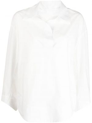 Памучна блуза Khaite бяло