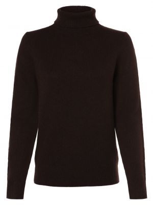 Sweter wełniany Brookshire brązowy