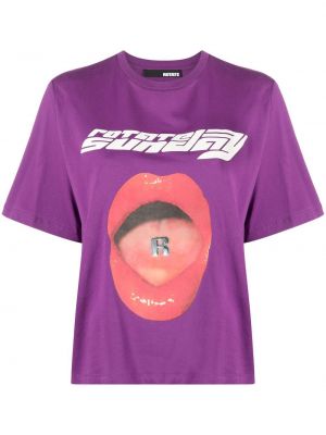 T-shirt mit print Rotate lila