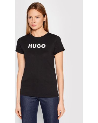 Tricou slim fit Hugo negru