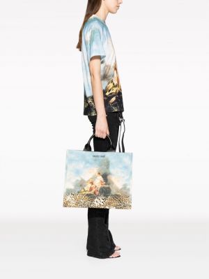 Shopper handtasche mit print Roberto Cavalli