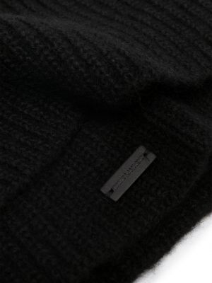Echarpe en tricot Saint Laurent noir