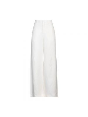 Lniane spodnie Chloe białe