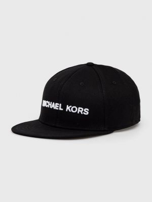Czarna czapka z daszkiem Michael Kors