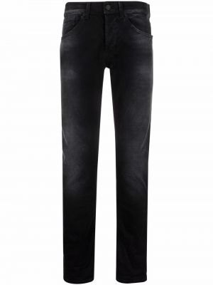 Slank skinny jeans Dondup svart