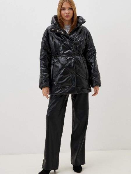 Утепленная демисезонная куртка Trendyangel черная